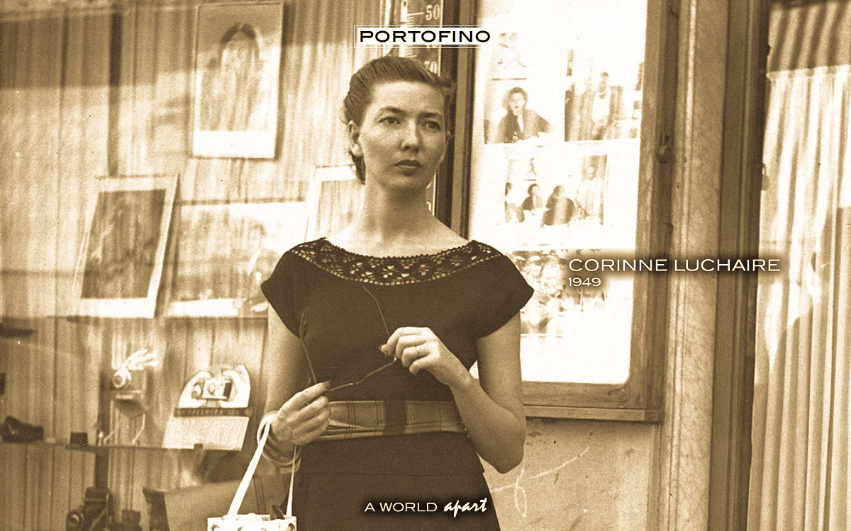 Corinne Luchaire in Portofino - 1949