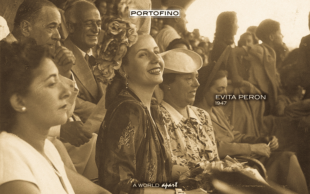 Evita Peron in Portofino- 1947