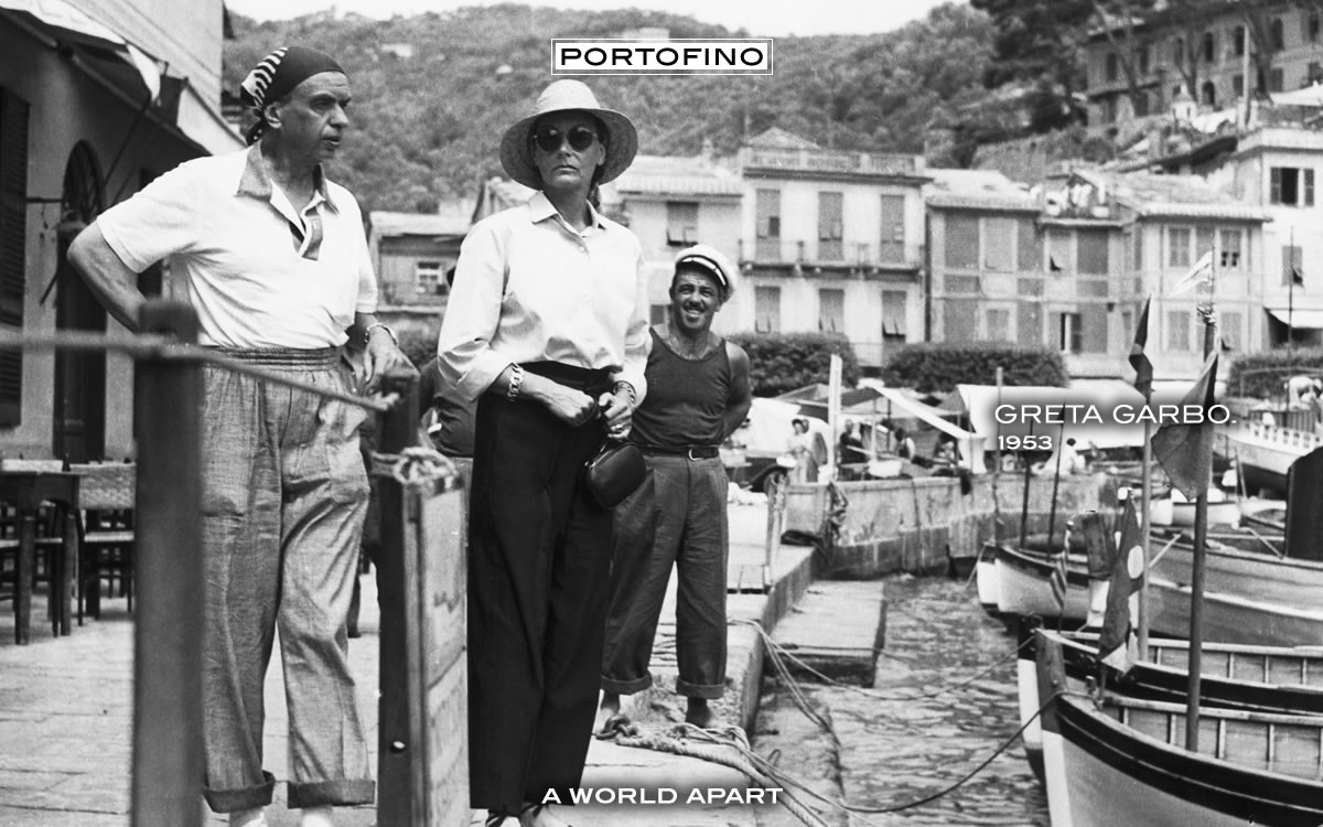 Greta Garbo in Portofino