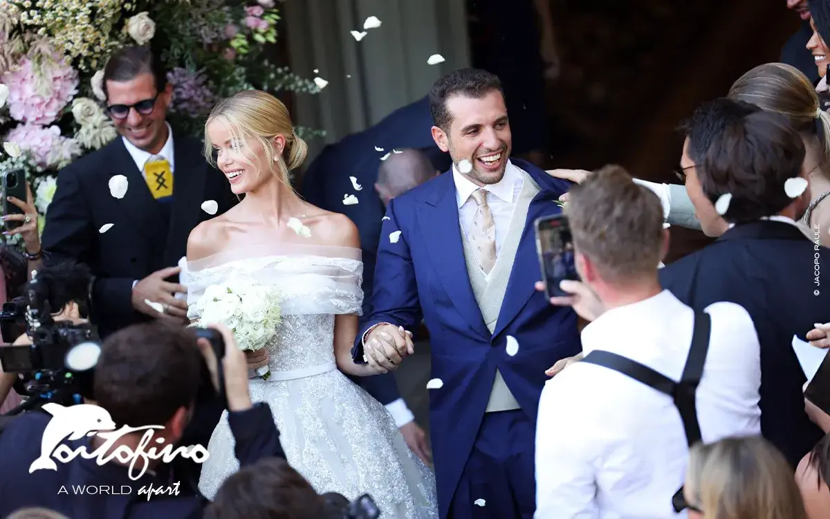 Frida Aasen and Tommy Chiabra Wedding In Portofino