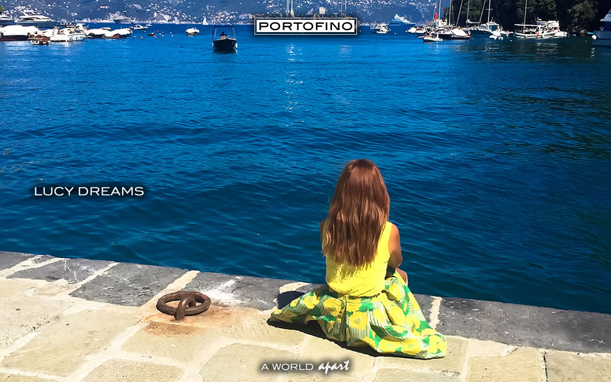 Lucy dreams in Portofino