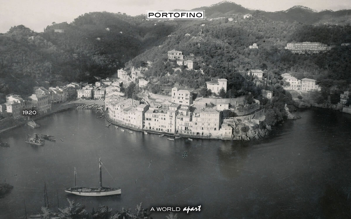 The village of Portofino in the 1920s