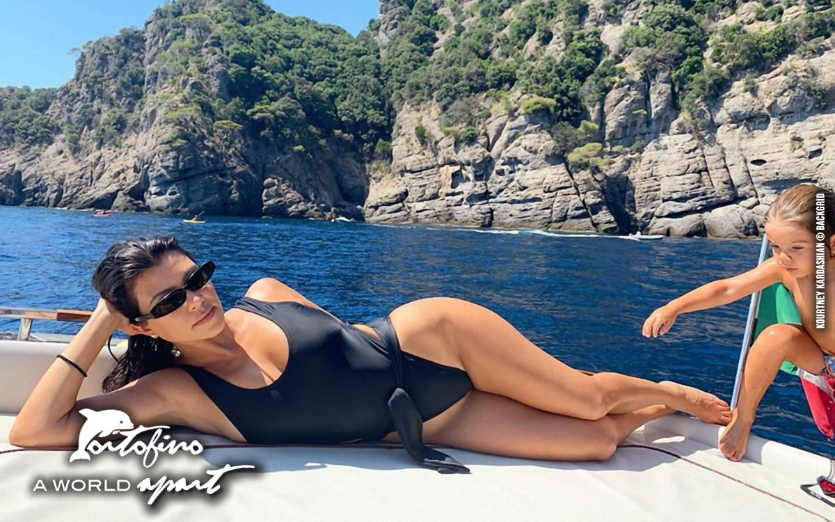 kourtney kardashian-in-Portofino