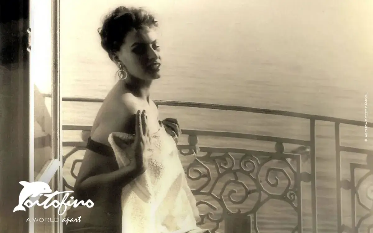 Sophia Loren in the Portofino gulf – 1955