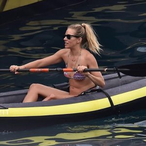 Sienna Miller in Portofino on 2018