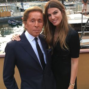 Valentino Garavani in Portofino on 2018