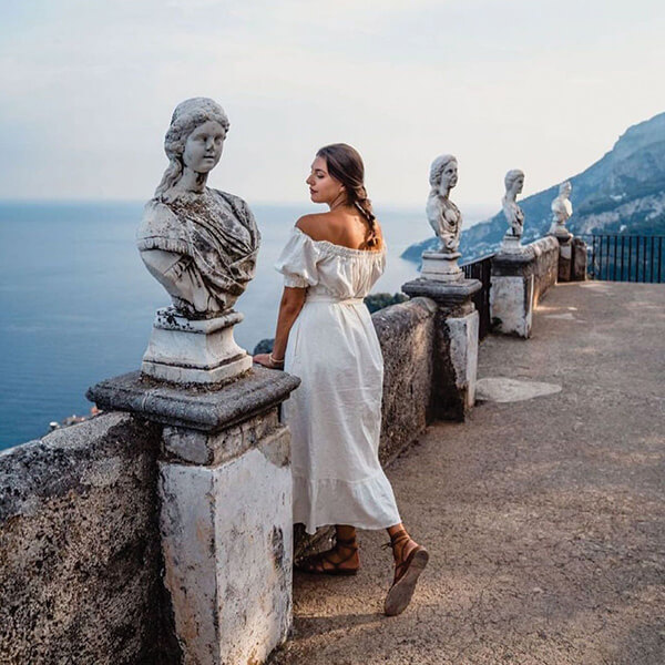 Charlene at the enchanting Ravello Italy