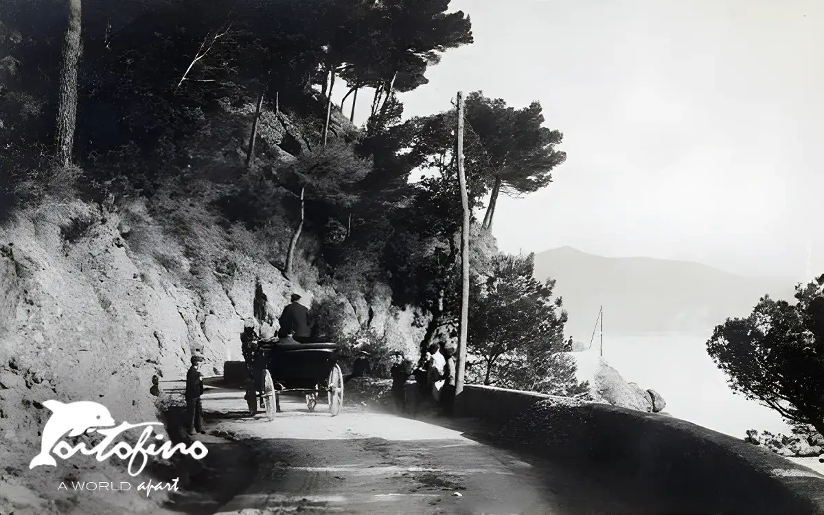 the panoramic road to portofino italy 1910 Imago